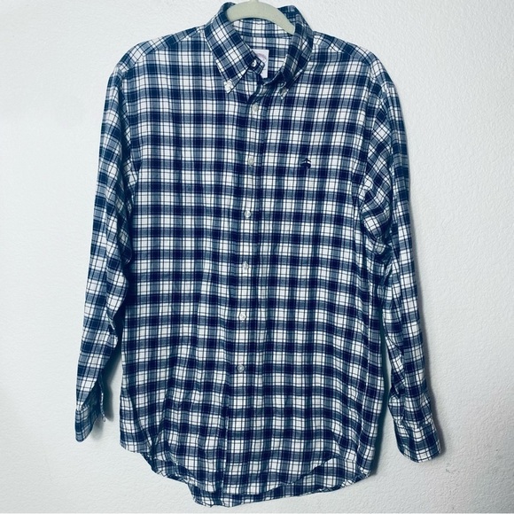 Brooks Brothers Madison Plaid Flannel Button-Down Shirt Size:S - Picture 1 of 7